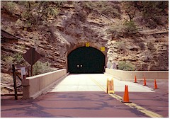 [ mount carmel highway tunnel, zion NP ]