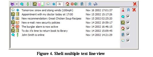 Sheli multiple text line view