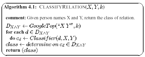 Classify relation