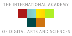 The International Academy of Digital Arts and Sciences Logo