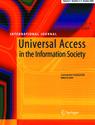 Springer Journal - Universal Access in the Information Society (UAIS) Cover Image