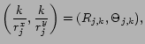 $\displaystyle \left(\frac{k}{r_j^{x}},\frac{k}{r_j^{y}}\right)=(R_{j,k},\Theta_{j,k}),$