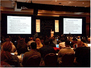 [ opening ceremony of the 16th World Wide Web conference (WWW2007) in banff ]